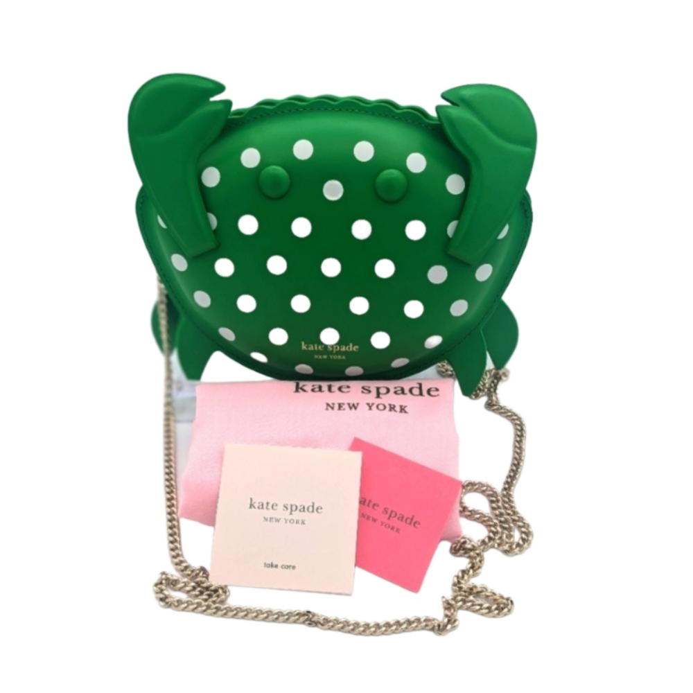 Kate Spade New York Shelly Crab Crossbody Clutch polka dot